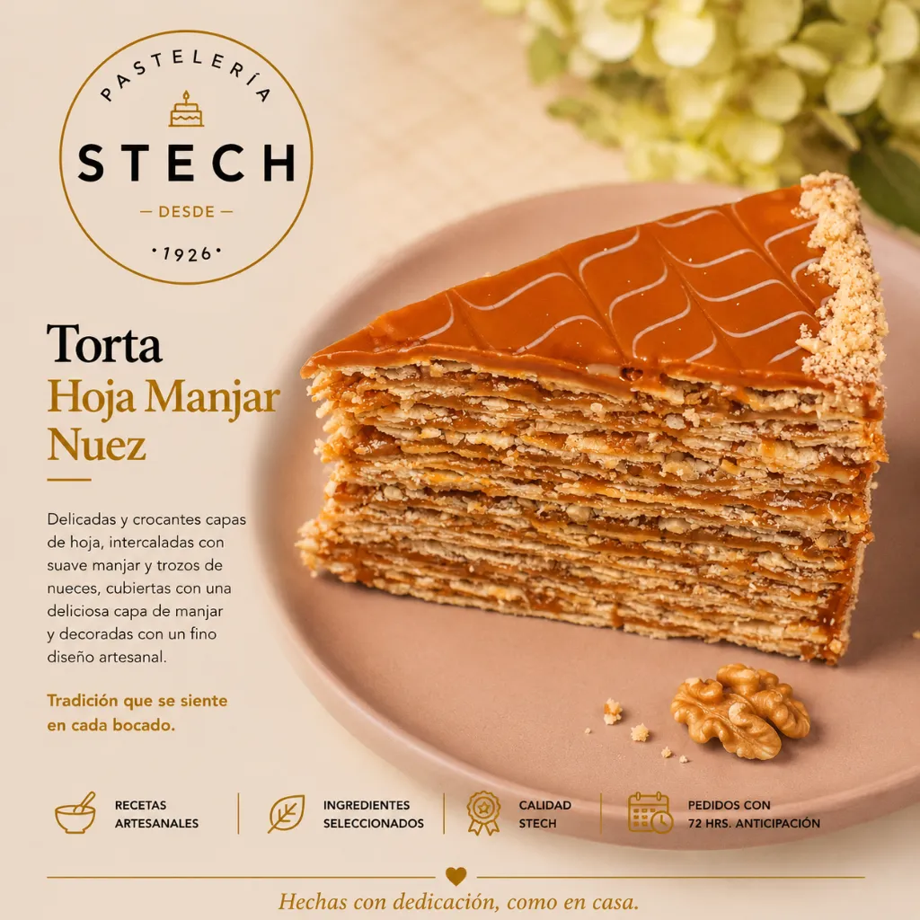 Trozo Torta hoja manjar nuez.webp
