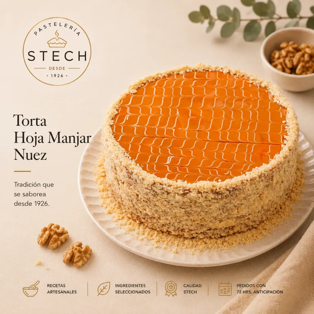 Torta Hoja Manjar