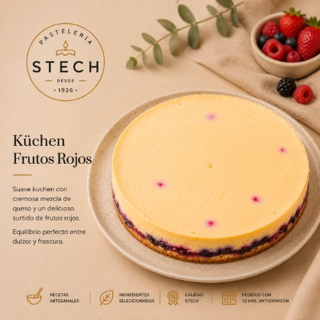 Kuchen Frutos Rojos 10 P